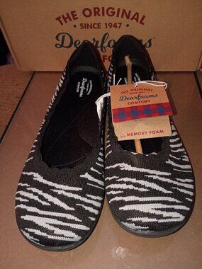 Size 9H-Dearfoams Women's Lightweight Washable Comfort Misty Ballet Flats